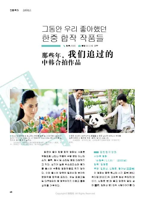 那些年，我们追过的中韩合拍作品