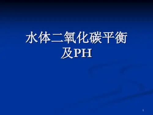 水体二氧化碳平衡系统及PHppt课件