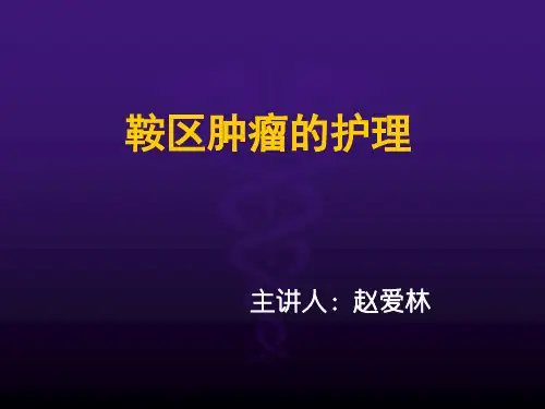 鞍区肿瘤的护理ppt课件