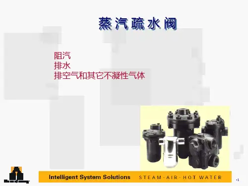 蒸汽疏水阀基本知识培训课件