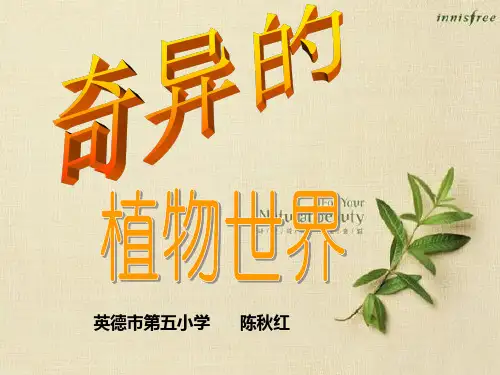 课件《奇异的植物世界》