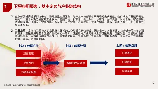 卫星应用服务