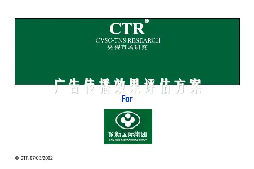 【广告策划-PPT】广告效果评估方案