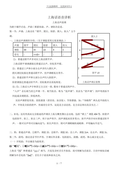 上海话语音-上海话发音技巧