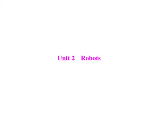 新高考英语通用版总复习一轮课件第一部分选修7Unit2Robots