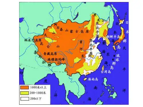 亚洲概况及东亚