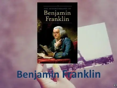 benjamin franklin 本杰明 富兰克林