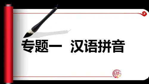 (精选)小学毕业总复习——专题一汉语拼音