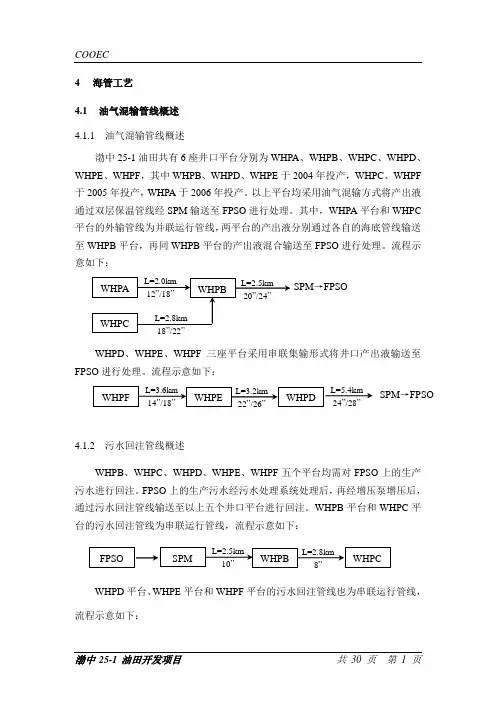 培训手册-海管工艺