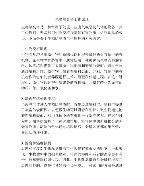 生物除臭塔工作原理