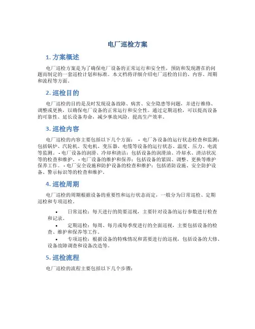 电厂巡检方案