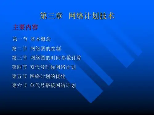 3.5、单代号搭接网络
