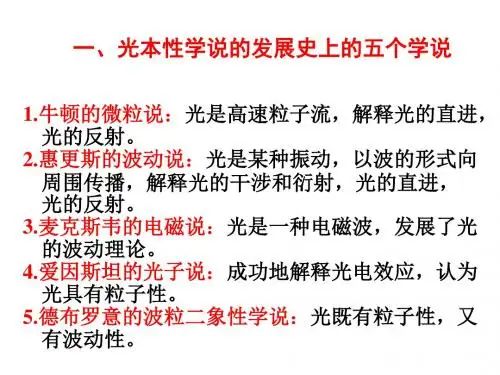 高二物理光的干涉(新2019)