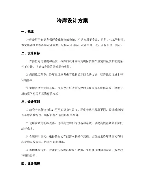 冷库设计方案