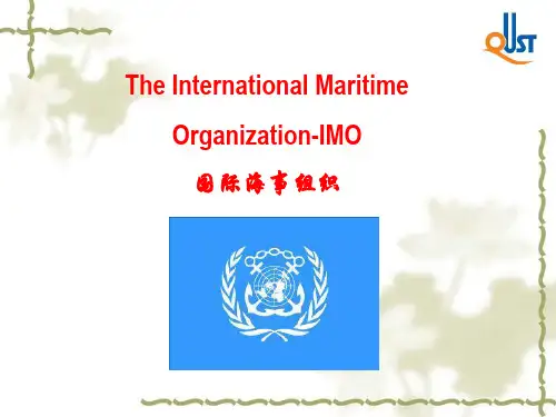 第01讲国际海事组织