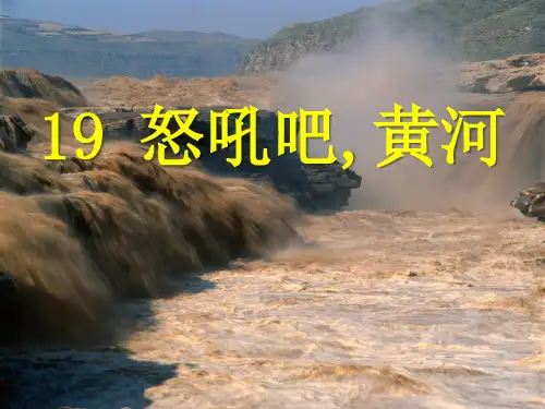 《怒吼吧,黄河》PPT课件3  图文