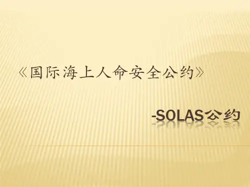 SOLAS公约
