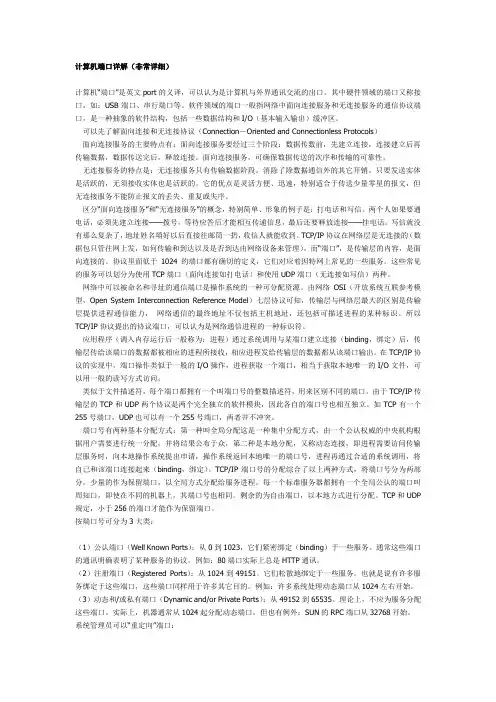 计算机端口详解