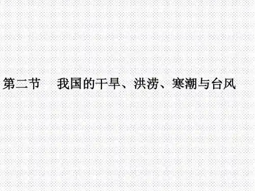 我国的干旱、洪涝、寒潮与台风 PPT课件 2 湘教版