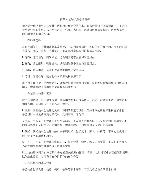 简约布艺知识点总结图解