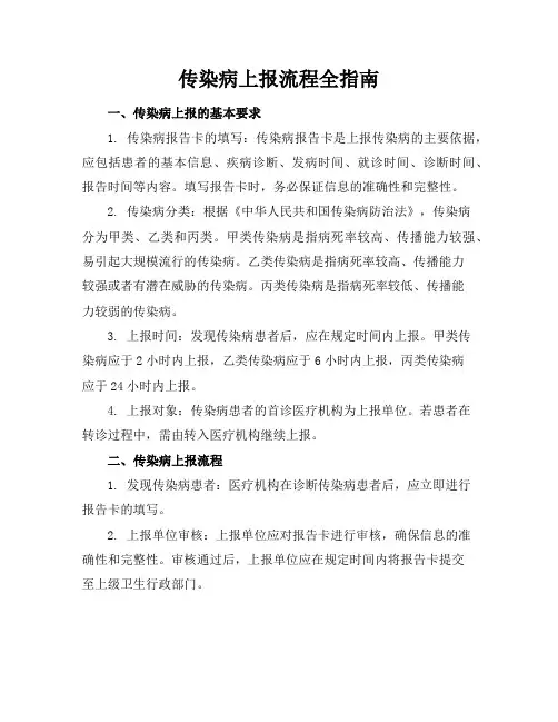 传染病上报流程全指南(2)