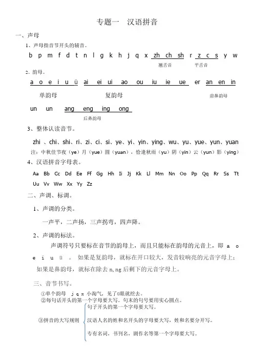 拼音,汉字,词语