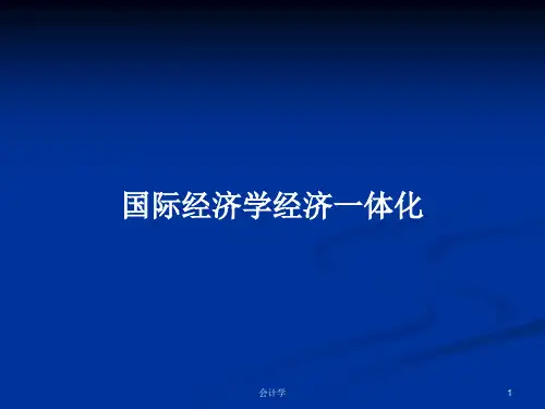国际经济学经济一体化PPT学习教案