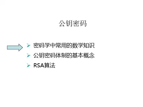 密码学中常用数学知识
