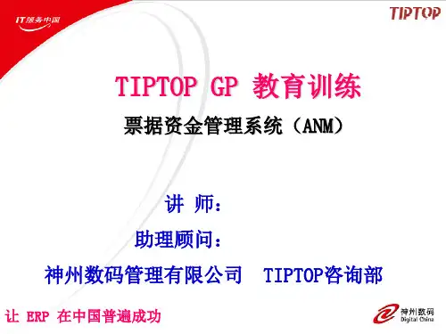 票据资金系统.ppt