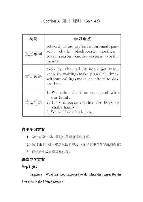 人教版九年级英语_unit 10Unit 10 第3课时