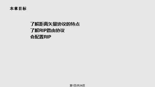 RIP协议讲解PPT课件