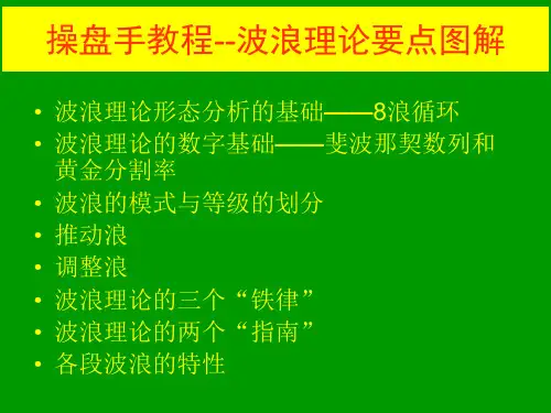 成功操盘手传授--波浪理论要点图解(三天学会)