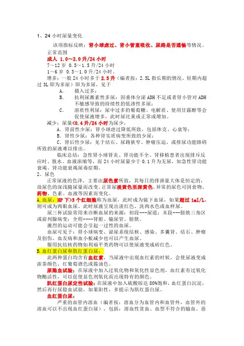 尿常规