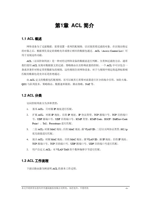ACL配置