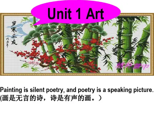 人教英语选修6Unit1Warming up and reading 课件 (1)