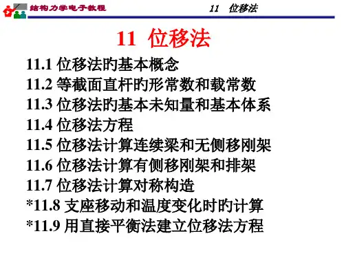 位移法习题优秀课件