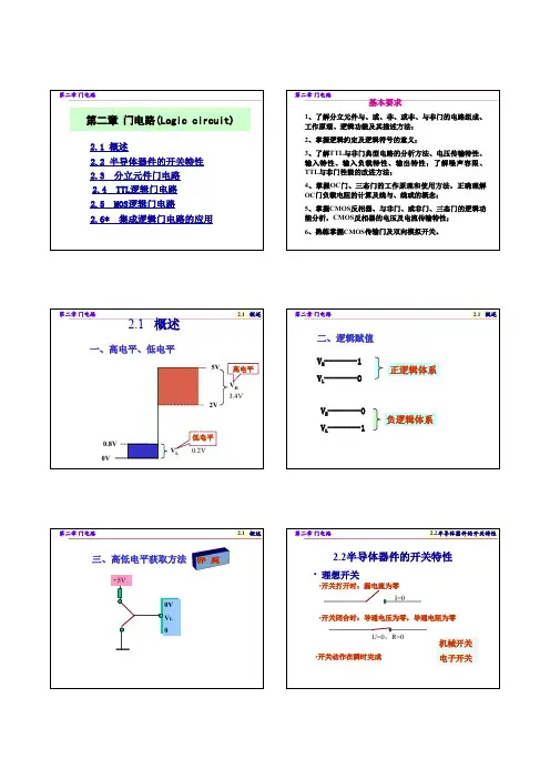 第二章_门电路