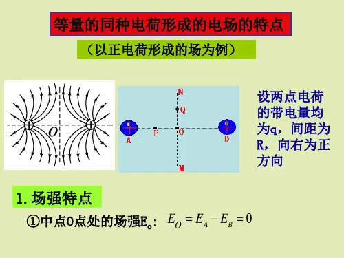 专题：点电荷形成的电场中的场强和电势分布特点概述
