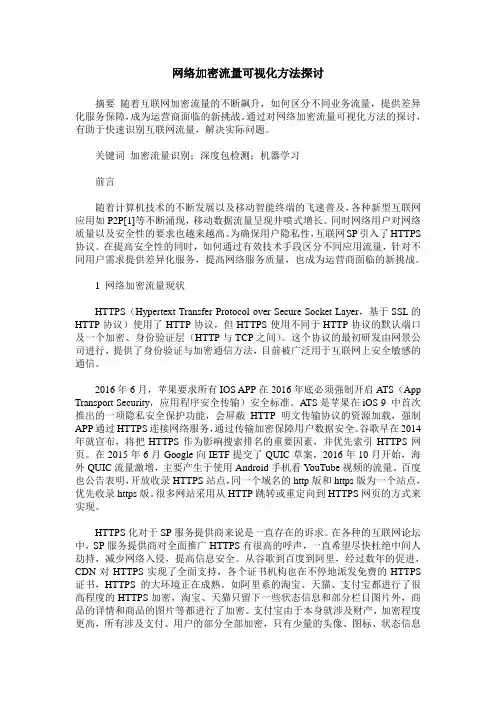 网络加密流量可视化方法探讨