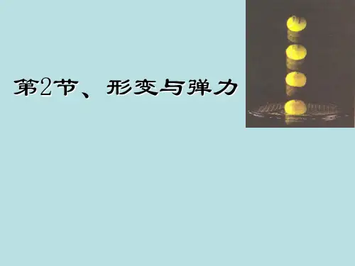 新鲁科版必修1高中物理4.2《形变与弹力》课件 (共17张PPT)