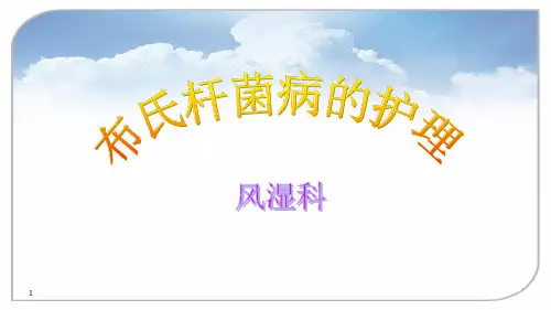 最新版布氏杆菌护理查房ppt课件