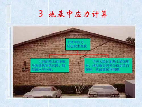 地基中应力计算.
