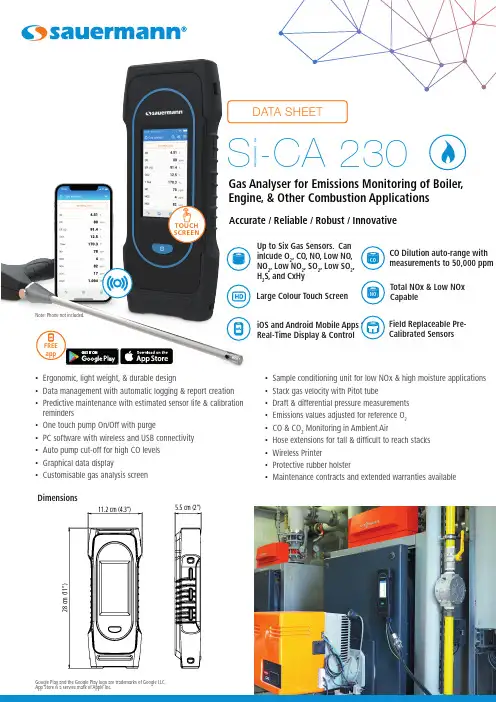 Si-CA 230 燃烧应用气体分析仪说明书