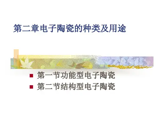 电子陶瓷2-3PPT课件