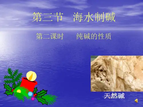 化学：6.3《纯碱的性质》课件(2)(鲁教版九年级)