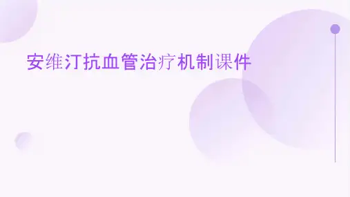 安维汀抗血管治疗机制课件