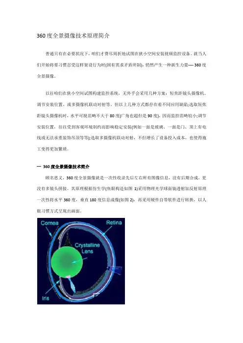 360度全景摄像技术原理介绍样本