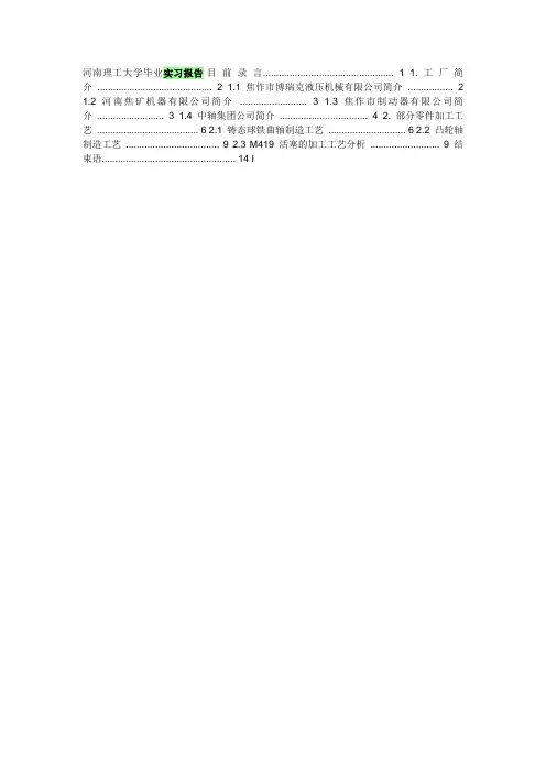 中轴集团实习报告