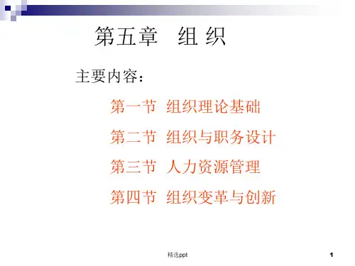 管理学第5章组织