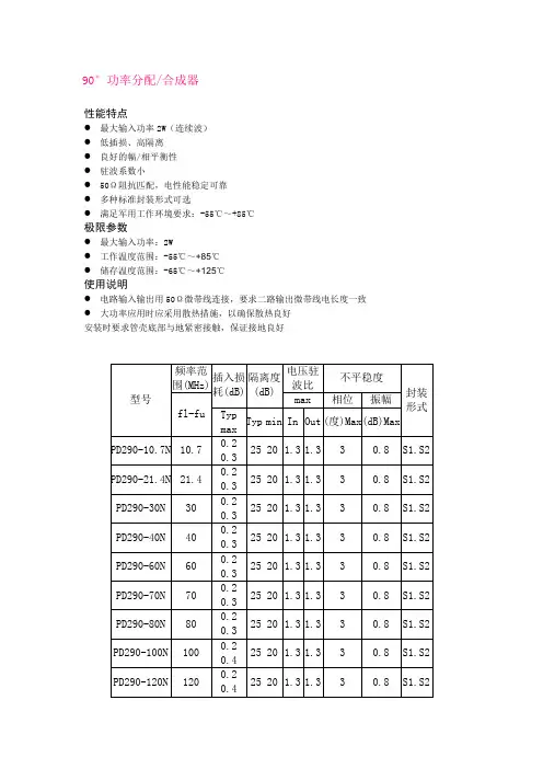 功分器